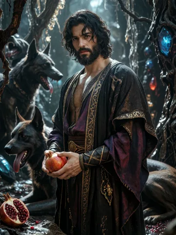 Portrait of Hades, Lord of the Underworld