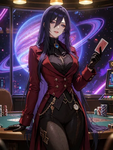 Portrait of Kasia Ivanova, Interstellar Criminal